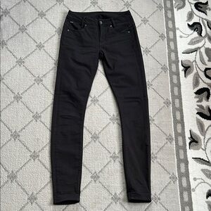 G-Star D-Staq Black 5 Pocket Mid Skinny Jeans